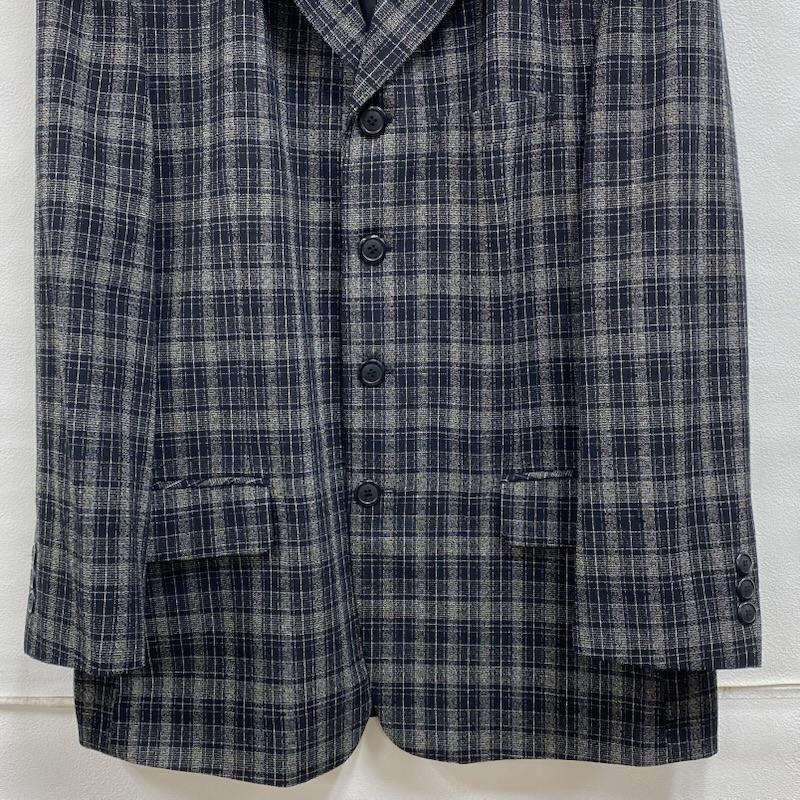 レノマ renoma ジャケット、上着 ジャケット、ブレザー PARIS HOMME オールド 4B シングル テーラード チェック - チェック メンズ USED 古着 中古 50125990