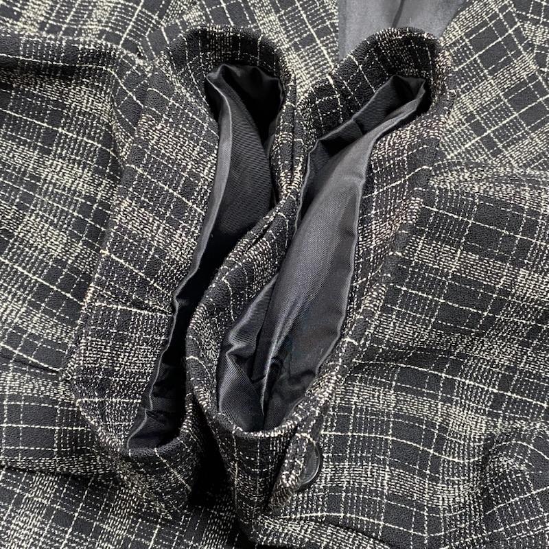 レノマ renoma ジャケット、上着 ジャケット、ブレザー PARIS HOMME オールド 4B シングル テーラード チェック - チェック メンズ USED 古着 中古 50125990