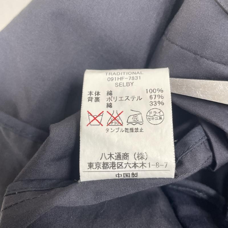 トラディショナルウェザーウェア Traditional Weatherwear コート コート一般 ステンカラー コート ジャケット ボタン スプリングコート 091HF-7831 38 無地 紺 / ネイビー / navy メンズ USED 古着 中古 50126000