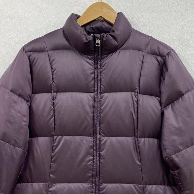 エディーバウアー Eddie Bauer ジャケット、上着 ダウンジャケット プレミアムグースダウン スタンドカラー フルジップ Aライン 006-8044 L 紫 / パープル / purple レディース USED 古着 中古 50126003
