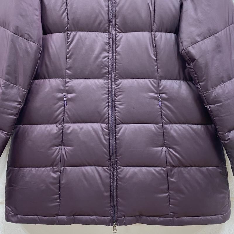 エディーバウアー Eddie Bauer ジャケット、上着 ダウンジャケット プレミアムグースダウン スタンドカラー フルジップ Aライン 006-8044 L 紫 / パープル / purple レディース USED 古着 中古 50126003