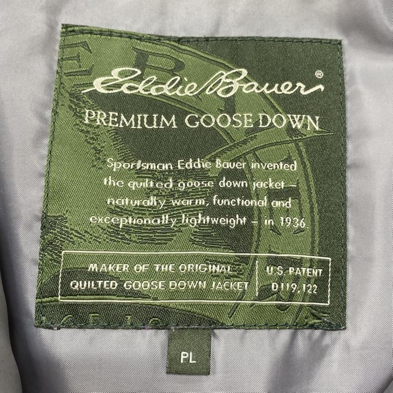 エディーバウアー Eddie Bauer ジャケット、上着 ダウンジャケット プレミアムグースダウン スタンドカラー フルジップ Aライン 006-8044 L 紫 / パープル / purple レディース USED 古着 中古 50126003