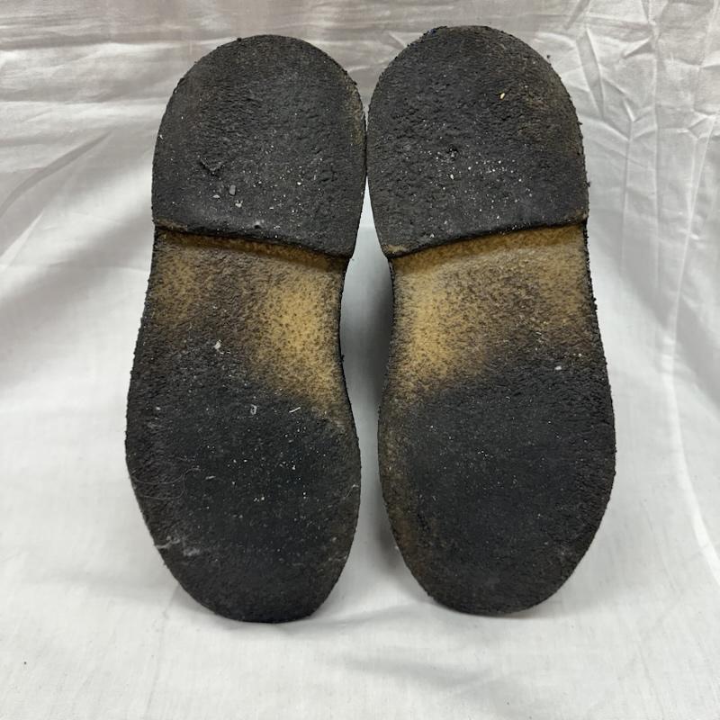クラークス Clarks カジュアルシューズ カジュアルシューズ デザートブーツ チャッカ レースアップ スウェード US：9 黒 / ブラック / black メンズ USED 古着 中古 50126100