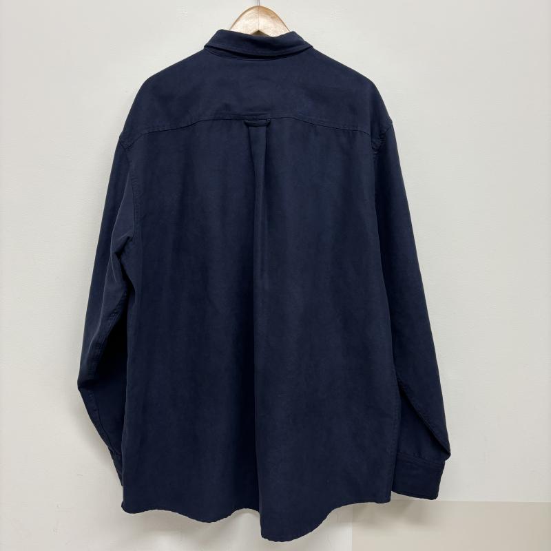ＵＳＥＤ古着 USED/古着 シャツ、ブラウス 長袖 COVINGTON コビントン フェイクスエードシャツ XL 紺 / ネイビー / navy メンズ USED 古着 中古 50126155