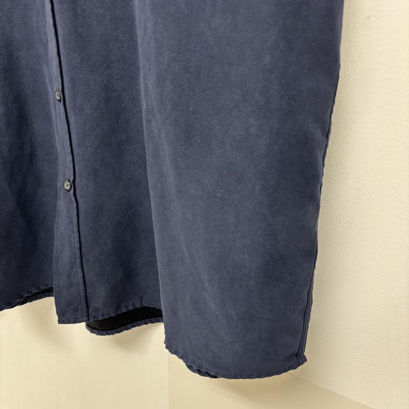 ＵＳＥＤ古着 USED/古着 シャツ、ブラウス 長袖 COVINGTON コビントン フェイクスエードシャツ XL 紺 / ネイビー / navy メンズ USED 古着 中古 50126155