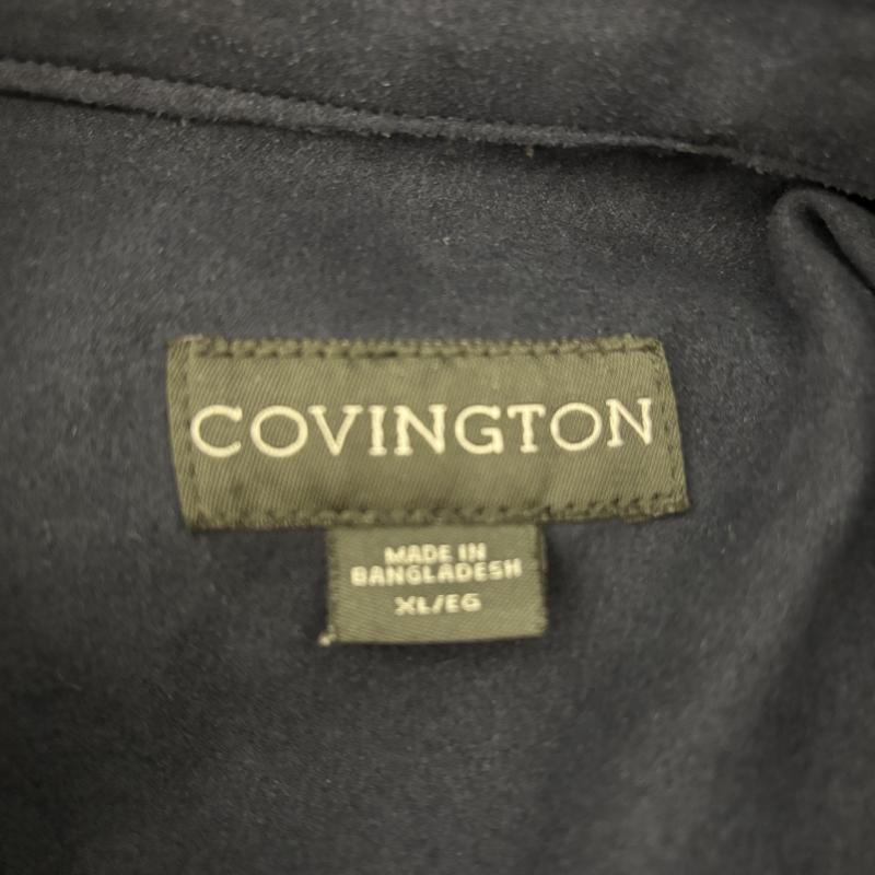 ＵＳＥＤ古着 USED/古着 シャツ、ブラウス 長袖 COVINGTON コビントン フェイクスエードシャツ XL 紺 / ネイビー / navy メンズ USED 古着 中古 50126155