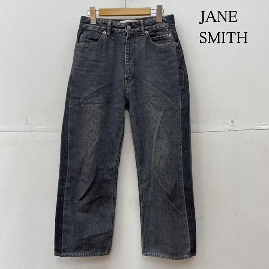 ジェーンスミスジョンスミス JANE SMITH / JOHN SMITH パンツ デニム、ジーンズ BAGGY TAPERD DENIM 5POCKET テーパード バギー デニム サイズ25 - ロゴ、文字 黒 / ブラック / black レディース USED 古着 中古 50126226