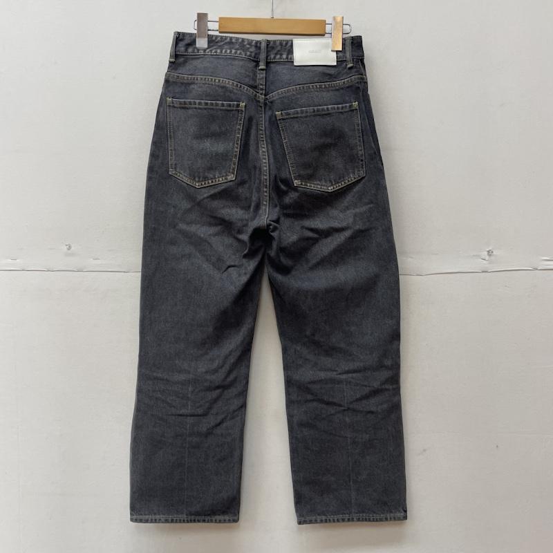 ジェーンスミスジョンスミス JANE SMITH / JOHN SMITH パンツ デニム、ジーンズ BAGGY TAPERD DENIM 5POCKET テーパード バギー デニム サイズ25 - ロゴ、文字 黒 / ブラック / black レディース USED 古着 中古 50126226