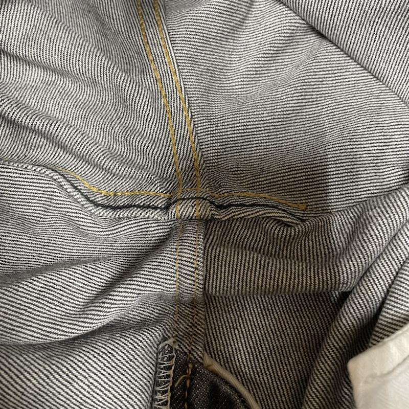 ジェーンスミスジョンスミス JANE SMITH / JOHN SMITH パンツ デニム、ジーンズ BAGGY TAPERD DENIM 5POCKET テーパード バギー デニム サイズ25 - ロゴ、文字 黒 / ブラック / black レディース USED 古着 中古 50126226