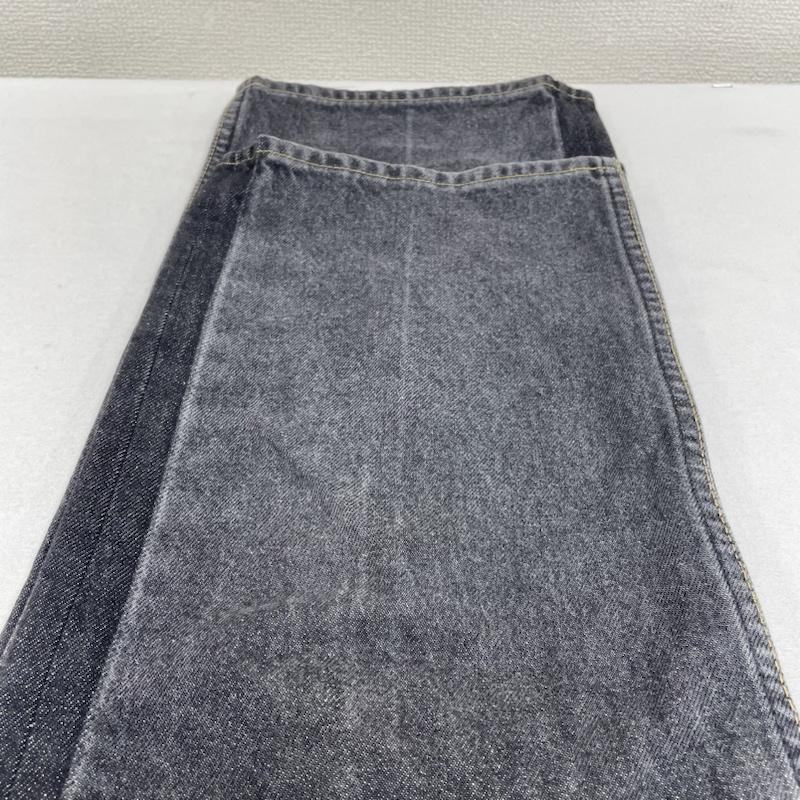 ジェーンスミスジョンスミス JANE SMITH / JOHN SMITH パンツ デニム、ジーンズ BAGGY TAPERD DENIM 5POCKET テーパード バギー デニム サイズ25 - ロゴ、文字 黒 / ブラック / black レディース USED 古着 中古 50126226