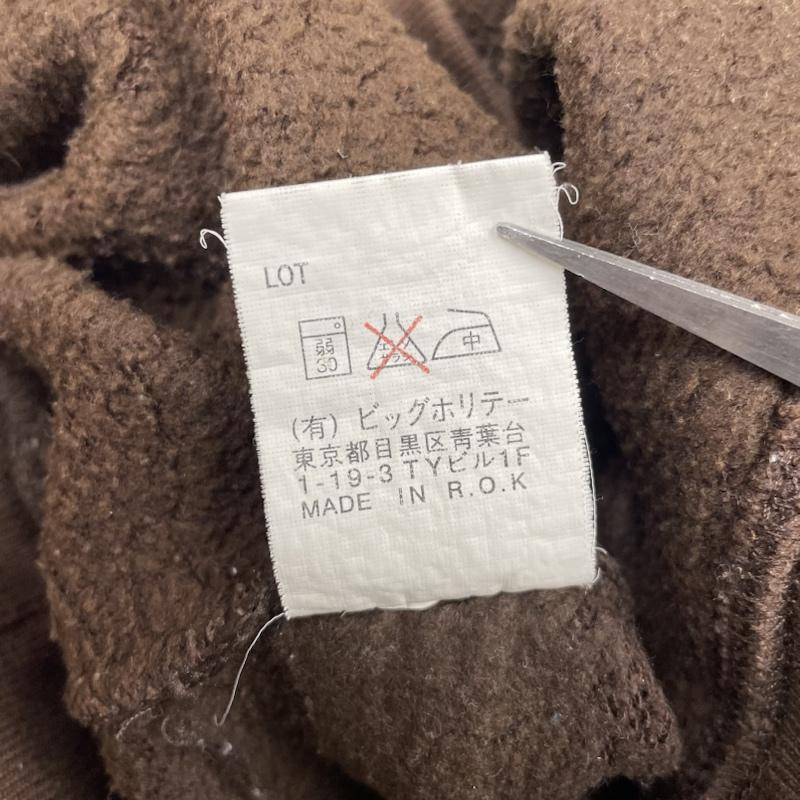 ティーエムティー TMT パーカー 長袖 RETROSPECT BIG HOLIDAY YOURS BIG3 ロゴ プルオーバー パーカー XL ロゴ、文字 X プリント 茶 / ブラウン / brown メンズ USED 古着 中古 50126259