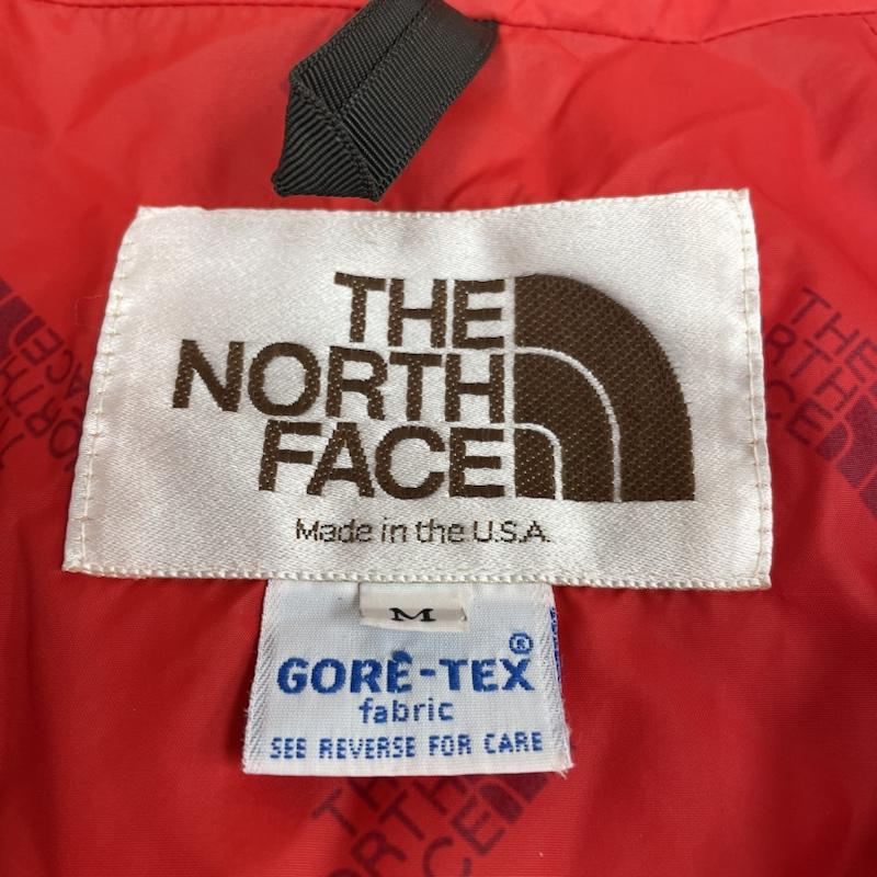 ザノースフェイス THE NORTH FACE ジャケット、上着 ジャンパー、ブルゾン USA製 80s ヴィンテージ マウンテン パーカー ゴアテックス 茶タグ ロゴ 刺繍 M ロゴ、文字 X 刺繍 赤 / レッド / red メンズ USED 古着 中古 50126270