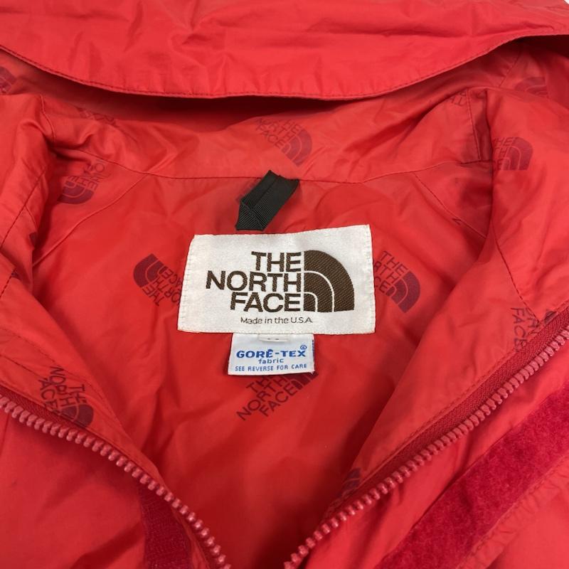 ザノースフェイス THE NORTH FACE ジャケット、上着 ジャンパー、ブルゾン USA製 80s ヴィンテージ マウンテン パーカー ゴアテックス 茶タグ ロゴ 刺繍 M ロゴ、文字 X 刺繍 赤 / レッド / red メンズ USED 古着 中古 50126270