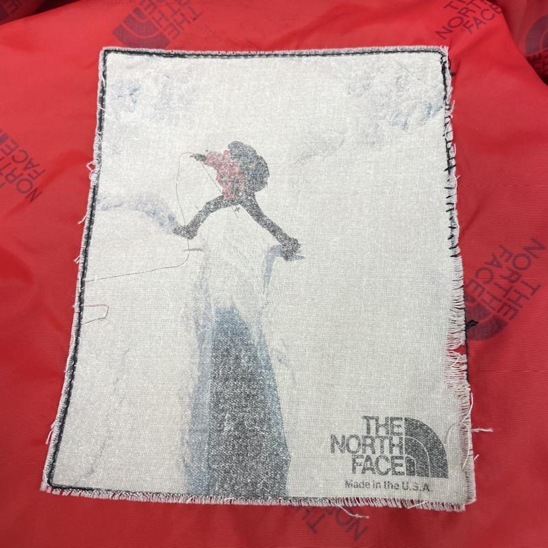 ザノースフェイス THE NORTH FACE ジャケット、上着 ジャンパー、ブルゾン USA製 80s ヴィンテージ マウンテン パーカー ゴアテックス 茶タグ ロゴ 刺繍 M ロゴ、文字 X 刺繍 赤 / レッド / red メンズ USED 古着 中古 50126270