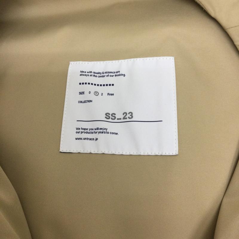 古着 USED ベスト ベスト アントレース UNTRACE 【ZIPPER VEST 】ジッパーベスト 1 無地 ベージュ / ベージュ / beige メンズ USED 古着 中古 50126334