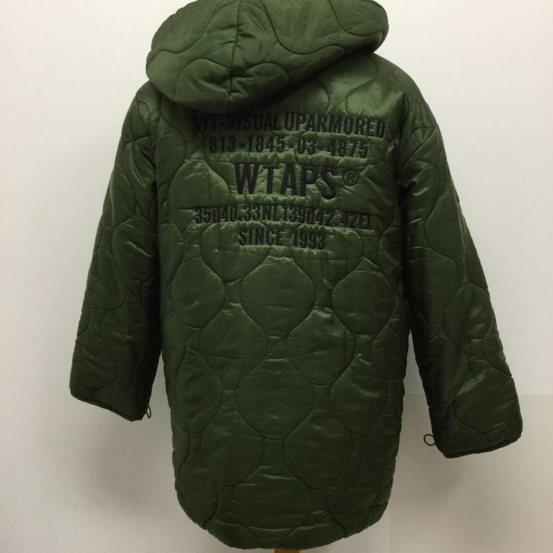 ダブルタップス WTAPS ジャケット、上着 ジャンパー、ブルゾン キルティングジャケット/2/ナイロン/KHK/202TQDT-JKM04 2 無地 カーキ / カーキ / khaki メンズ USED 古着 中古 50126338