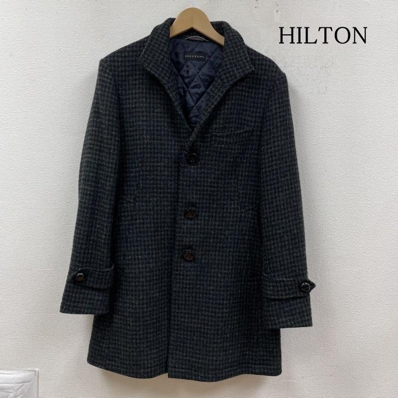 ヒルトン HILTON ジャケット、上着 ジャンパー、ブルゾン Harris Tweed ステンカラー コート チェスター 裏地 キルティング 別注 コラボ S チェック マルチカラー / マルチカラー / multicolor メンズ USED 古着 中古 50126347