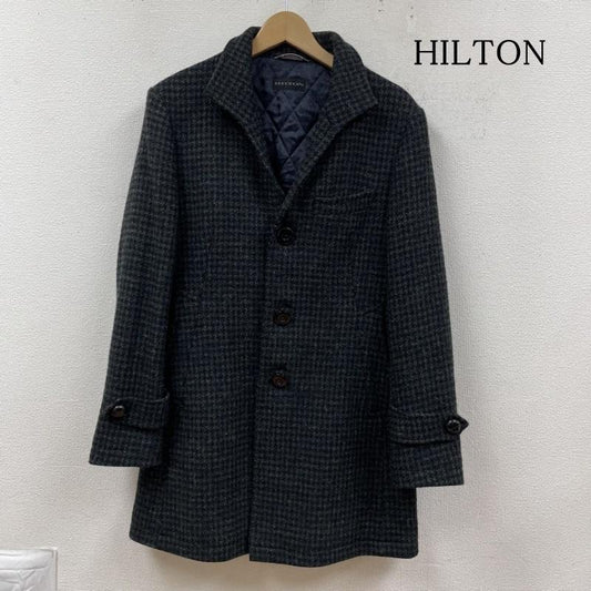 ヒルトン HILTON ジャケット、上着 ジャンパー、ブルゾン Harris Tweed ステンカラー コート チェスター 裏地 キルティング 別注 コラボ S チェック マルチカラー / マルチカラー / multicolor メンズ USED 古着 中古 50126347