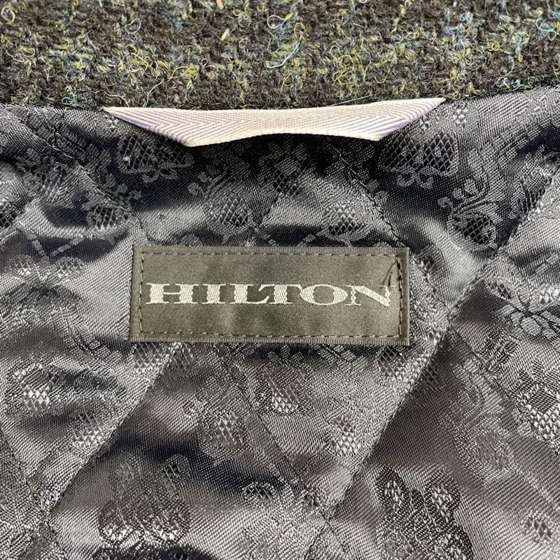 ヒルトン HILTON ジャケット、上着 ジャンパー、ブルゾン Harris Tweed ステンカラー コート チェスター 裏地 キルティング 別注 コラボ S チェック マルチカラー / マルチカラー / multicolor メンズ USED 古着 中古 50126347