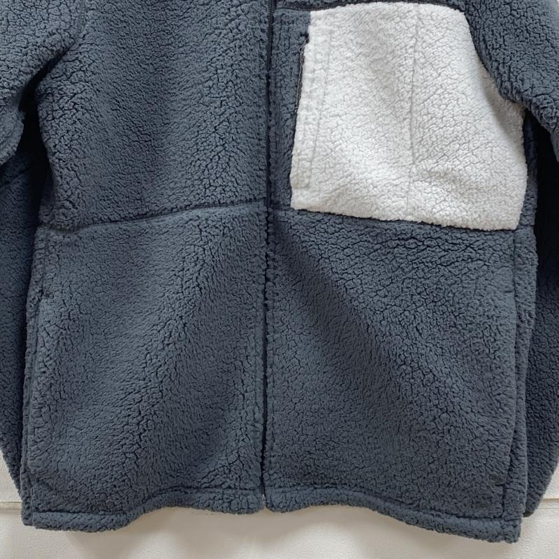 コロンビア Columbia ジャケット、上着 ジャンパー、ブルゾン Mountainside Heavyweight Sherpa Fleece Jacket フルジップ ヘビーウェイト シェルパ フリース AM0790 M ロゴ、文字 灰 / グレー / gray X 白 / ホワイト / white メンズ USED 古着 中古 50126400