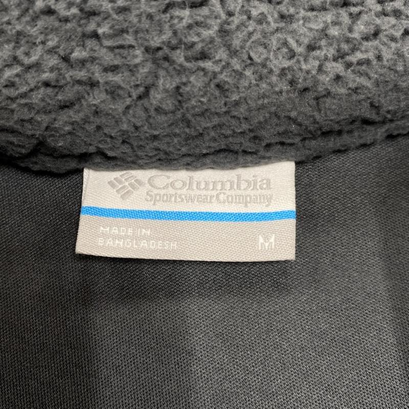コロンビア Columbia ジャケット、上着 ジャンパー、ブルゾン Mountainside Heavyweight Sherpa Fleece Jacket フルジップ ヘビーウェイト シェルパ フリース AM0790 M ロゴ、文字 灰 / グレー / gray X 白 / ホワイト / white メンズ USED 古着 中古 50126400