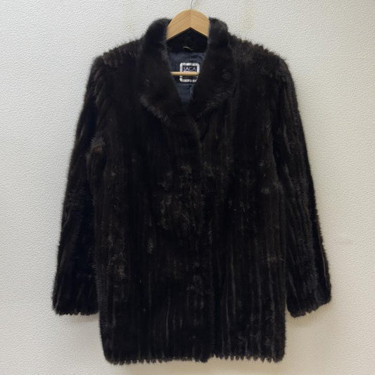 古着 USED ジャケット、上着 ジャンパー、ブルゾン SAGA MINK サガミンク リアルファー 毛皮 9号 茶 / ブラウン / brown レディース USED 古着 中古 50126412