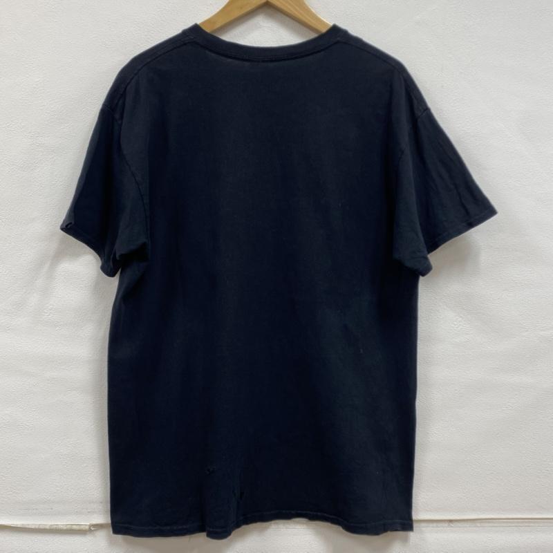 ギルダン GILDAN Tシャツ 半袖 MEGADETH メガデス バンドT バンT ロックT メタル L ロゴ、文字 X プリント 黒 / ブラック / black メンズ USED 古着 中古 50126430