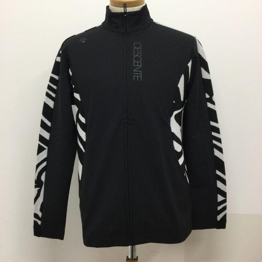 デサント DESCENTE ジャケット、上着 ジャンパー、ブルゾン descente DGMUJL04 ダブルジャカードハイブリットセーター M 黒 / ブラック / black メンズ USED 古着 中古 50126432