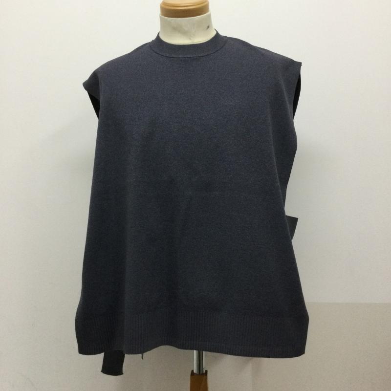 パーリーゲイツ PEARLY GATES ベスト ベスト PGGロゴ サイドリボンベスト パーリーゲイツ M 無地 灰 / グレー / gray メンズ USED 古着 中古 50126435