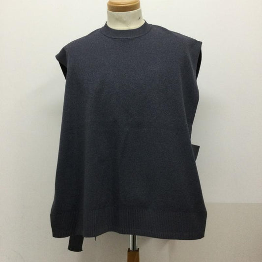 パーリーゲイツ PEARLY GATES ベスト ベスト PGGロゴ サイドリボンベスト パーリーゲイツ M 無地 灰 / グレー / gray メンズ USED 古着 中古 50126435