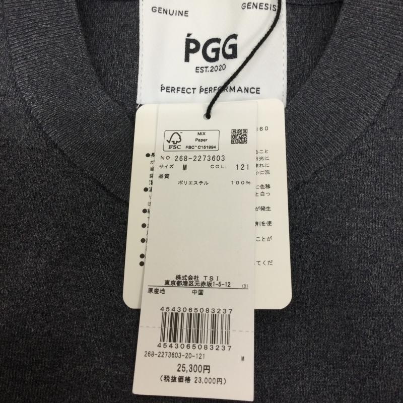 パーリーゲイツ PEARLY GATES ベスト ベスト PGGロゴ サイドリボンベスト パーリーゲイツ M 無地 灰 / グレー / gray メンズ USED 古着 中古 50126435