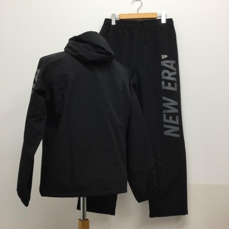 ニューエラ NEW ERA セットアップ セットアップ セットアップ/S/ポリエステル/ブラック/黒/無地 S ロゴ、文字 黒 / ブラック / black メンズ USED 古着 中古 50126455