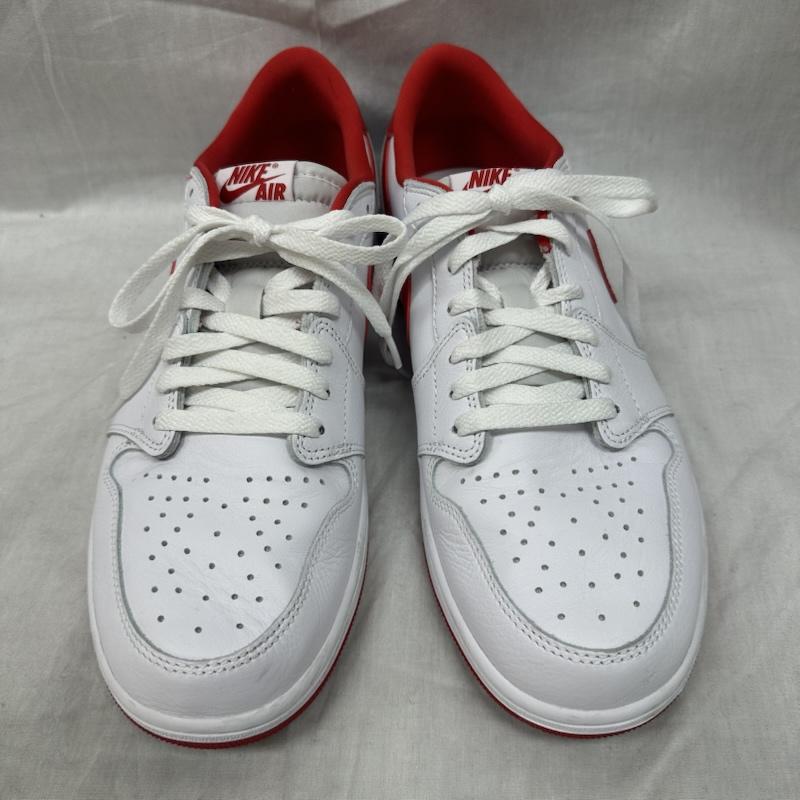 ナイキ NIKE スニーカー スニーカー CZ0790-161 AIR JORDAN 1 RETRO LOW OG White and University Red エアジョーダン 29.5cm 白 / ホワイト / white X 赤 / レッド / red メンズ USED 古着 中古 50126537