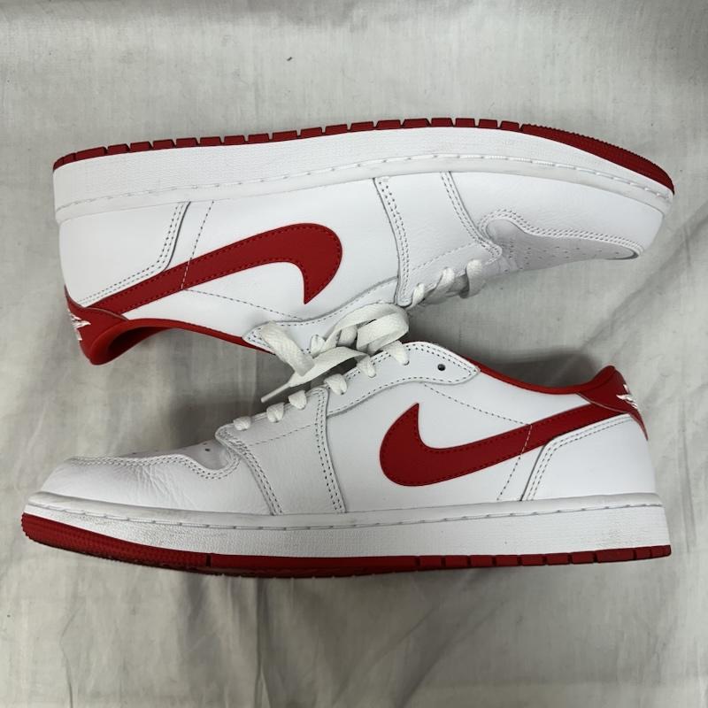 ナイキ NIKE スニーカー スニーカー CZ0790-161 AIR JORDAN 1 RETRO LOW OG White and University Red エアジョーダン 29.5cm 白 / ホワイト / white X 赤 / レッド / red メンズ USED 古着 中古 50126537