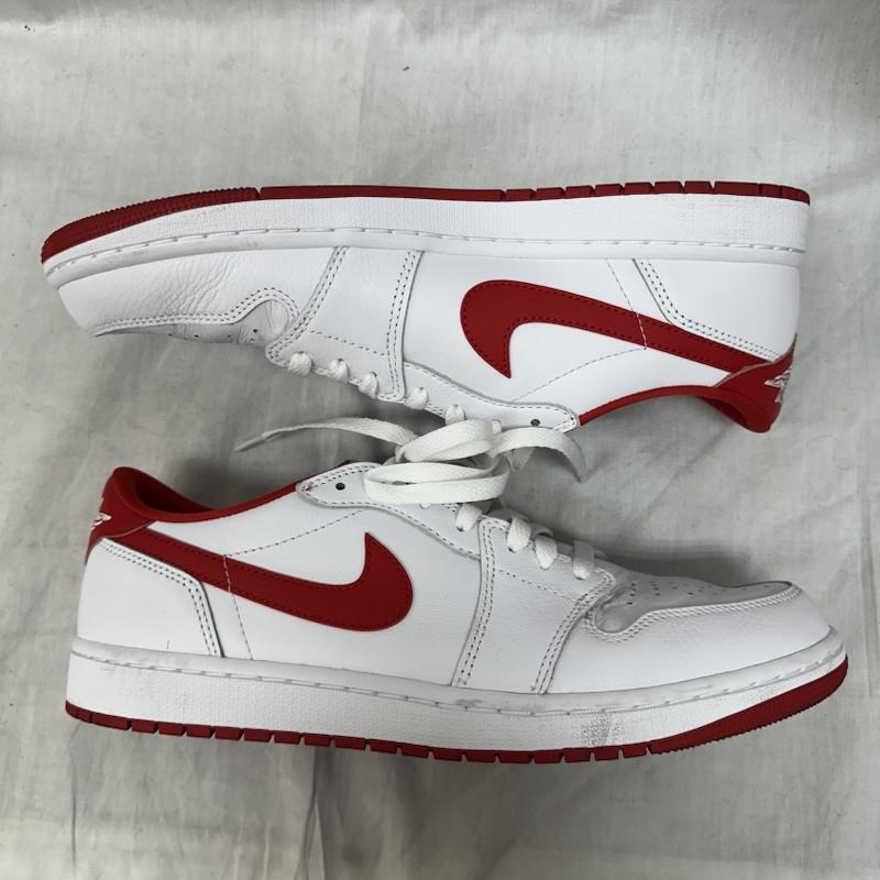 ナイキ NIKE スニーカー スニーカー CZ0790-161 AIR JORDAN 1 RETRO LOW OG White and University Red エアジョーダン 29.5cm 白 / ホワイト / white X 赤 / レッド / red メンズ USED 古着 中古 50126537