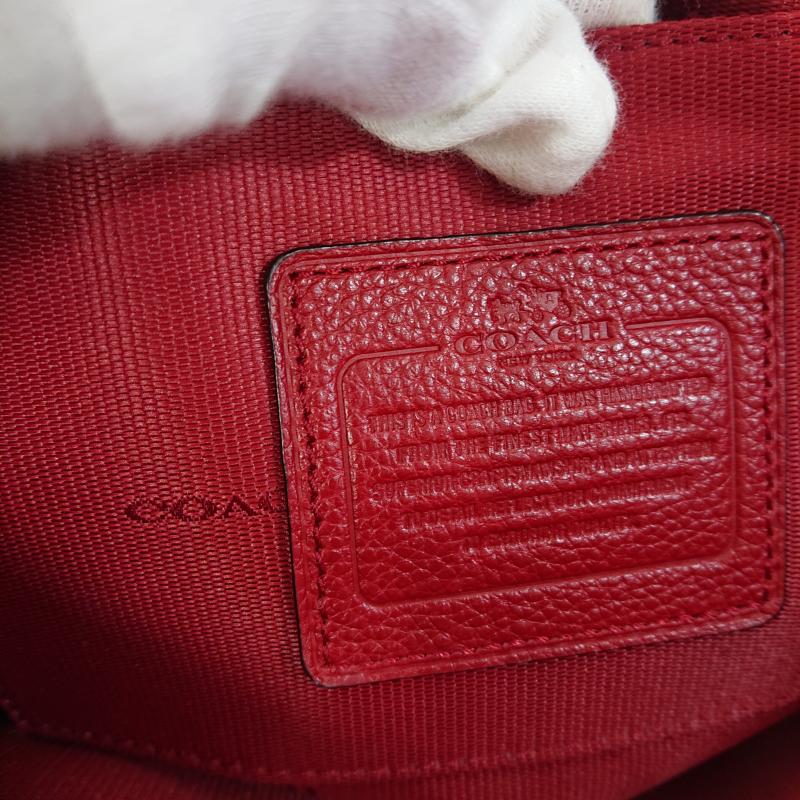 コーチ COACH ショルダーバッグ ショルダーバッグ COACH コーチ The Small Turnlock Borough スモール ターンロック ボロー 2WAY ショルダーバッグ ハンドバッグ H1493 33732 無地 X ロゴ、文字 赤 / レッド / red レディース USED 古着 中古 50126587