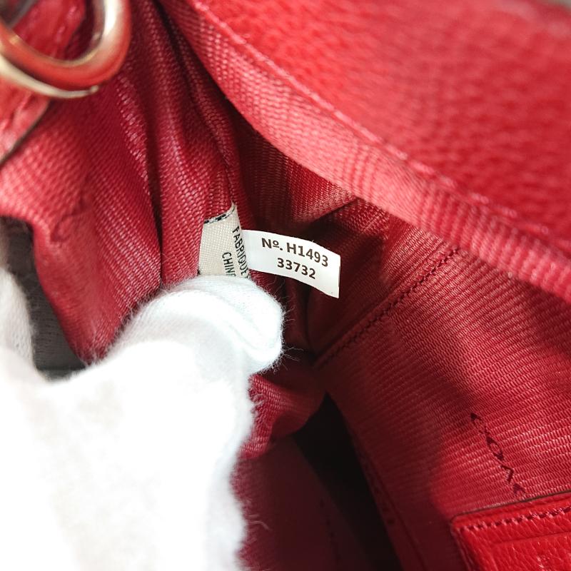 コーチ COACH ショルダーバッグ ショルダーバッグ COACH コーチ The Small Turnlock Borough スモール ターンロック ボロー 2WAY ショルダーバッグ ハンドバッグ H1493 33732 無地 X ロゴ、文字 赤 / レッド / red レディース USED 古着 中古 50126587