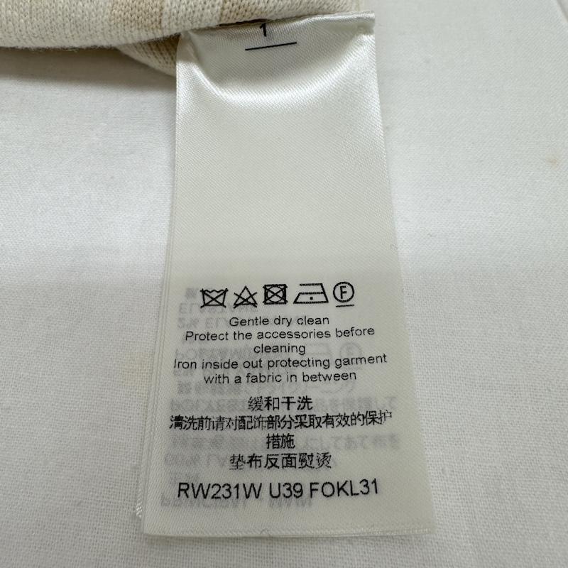 ルイヴィトン LOUIS VUITTON ニット、セーター 長袖 23ss 1AAXCL チャンキー ストライプ プルオーバー ニット RW231W S アイボリー / アイボリー / レディース USED 古着 中古 50126594