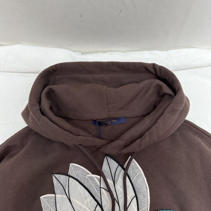 ルイヴィトン LOUIS VUITTON パーカー 長袖 22AW Bee Patch Hoodie ビー パッチ パーカー RM222 IHN HNY85W S 茶 / ブラウン / brown メンズ USED 古着 中古 50126596