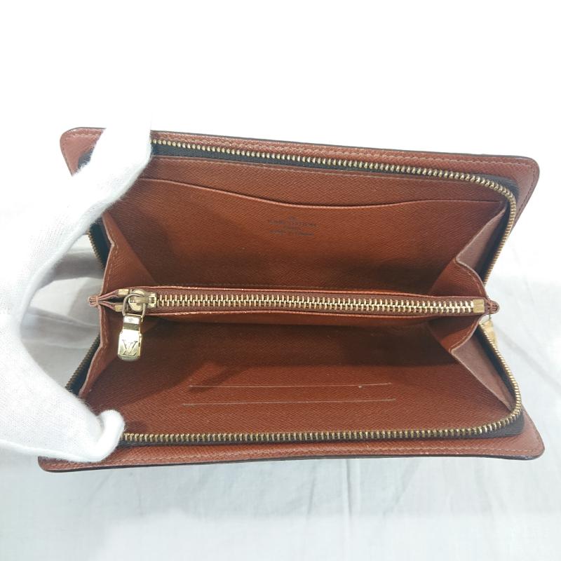 ルイヴィトン LOUIS VUITTON 財布 長財布 LOUIS VUITTON ルイヴィトン モノグラム 長財布 ラウンドファスナー Porte Monnaie Zip ポルトモネジップ IH1000 ロゴ、文字 X 総柄 茶 / ブラウン / brown レディース USED 古着 中古 50126598