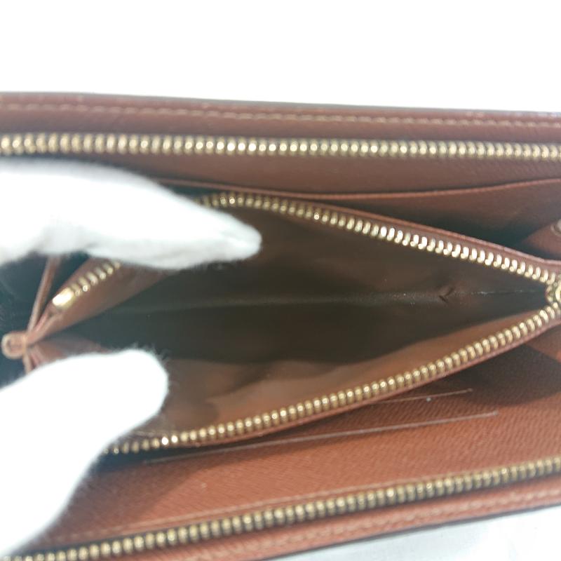 ルイヴィトン LOUIS VUITTON 財布 長財布 LOUIS VUITTON ルイヴィトン モノグラム 長財布 ラウンドファスナー Porte Monnaie Zip ポルトモネジップ IH1000 ロゴ、文字 X 総柄 茶 / ブラウン / brown レディース USED 古着 中古 50126598