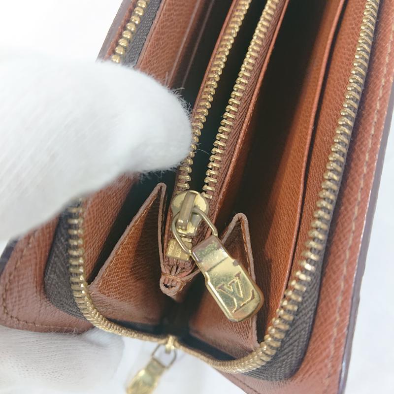 ルイヴィトン LOUIS VUITTON 財布 長財布 LOUIS VUITTON ルイヴィトン モノグラム 長財布 ラウンドファスナー Porte Monnaie Zip ポルトモネジップ IH1000 ロゴ、文字 X 総柄 茶 / ブラウン / brown レディース USED 古着 中古 50126598