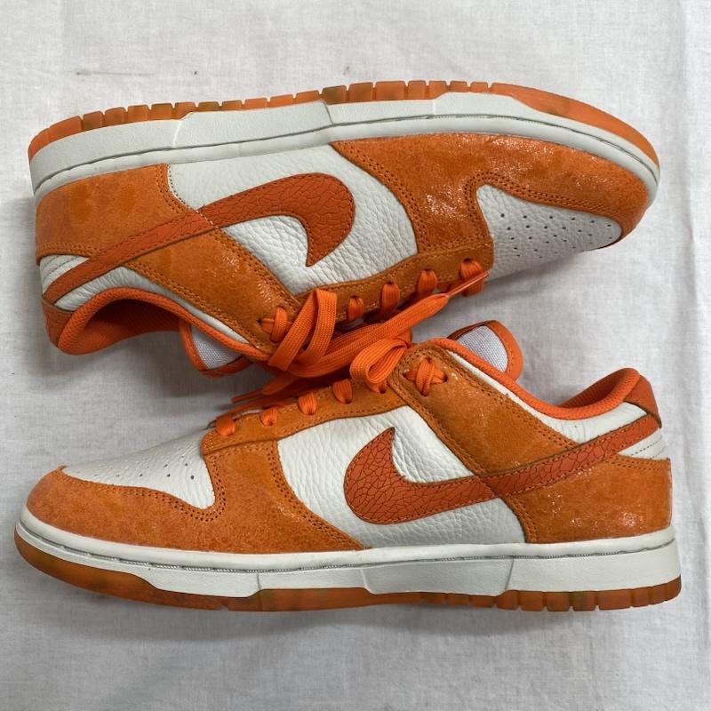 ナイキ NIKE スニーカー スニーカー WMNS 2023ss DUNK LOW ダンク ロー Total Orange FN7773-001 26.5cm ロゴ、文字 橙 / オレンジ / orange X 白 / ホワイト / white メンズ USED 古着 中古 50126602