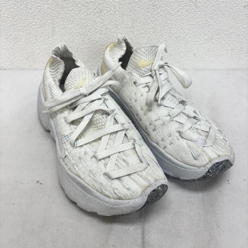 ナイキ NIKE スニーカー スニーカー DQ2897-100 SPACE HIPPIE 04 スペース ヒッピー Summit White 24.5cm 白 / ホワイト / white レディース USED 古着 中古 50126629