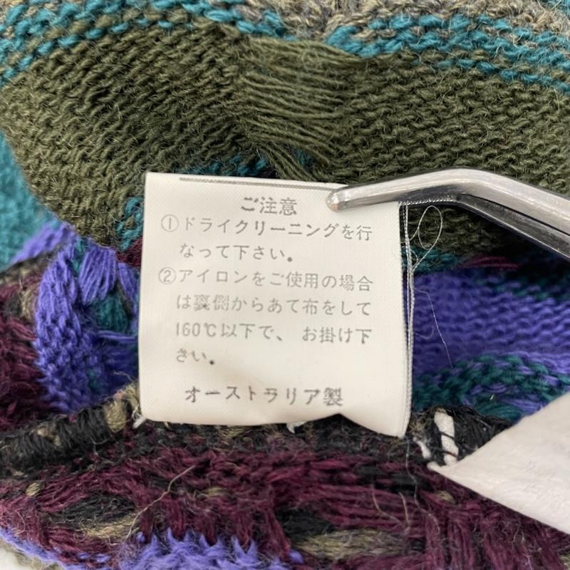 古着 USED ニット、セーター 長袖 KALAROO 3D 立体 ウール マルチカラー オーストラリア製 S マルチカラー / マルチカラー / multicolor メンズ USED 古着 中古 50126663