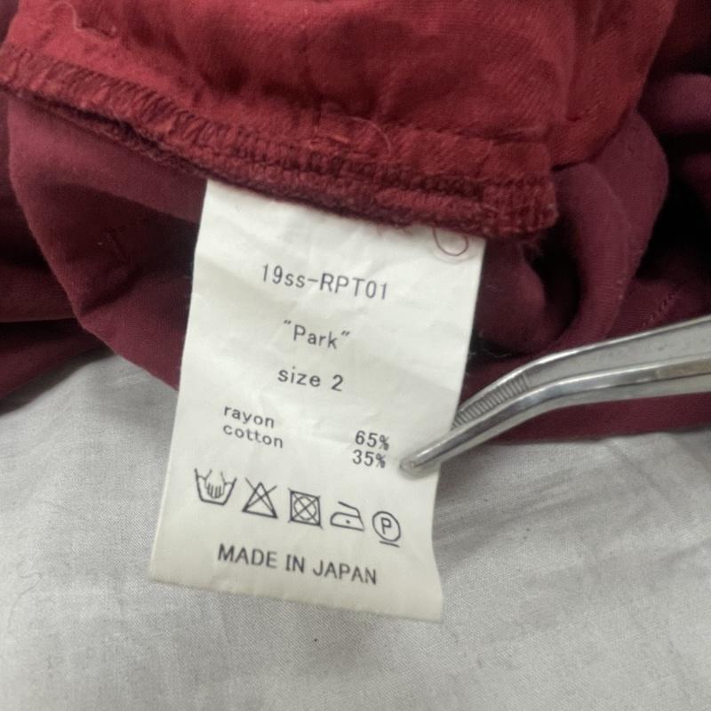 古着 USED パンツ スラックス 19SS-RPT01 RANDY PARK スリット カラーパンツ レーヨン 2 カーキ / カーキ / khaki メンズ USED 古着 中古 50126697
