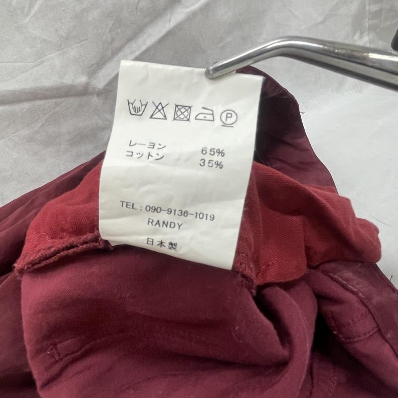 古着 USED パンツ スラックス 19SS-RPT01 RANDY PARK スリット カラーパンツ レーヨン 2 カーキ / カーキ / khaki メンズ USED 古着 中古 50126697