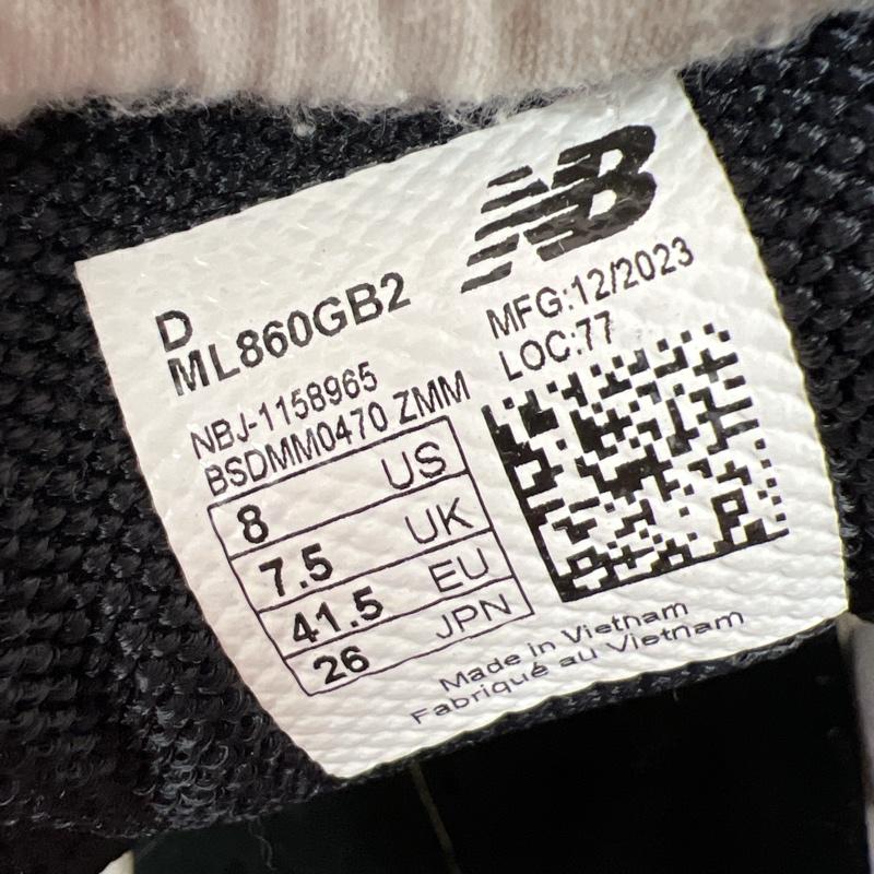 ニューバランス New Balance スニーカー スニーカー 860V2  Optic White  ML860GB2 26.0cm メンズ USED 古着 中古 50126730