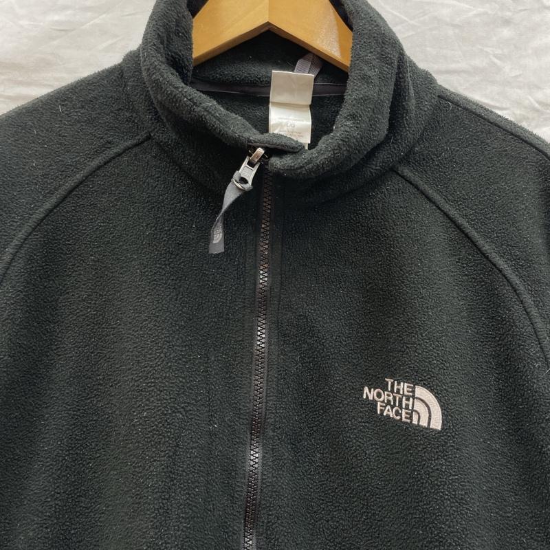 ザノースフェイス THE NORTH FACE ジャケット、上着 ジャンパー、ブルゾン センターロゴ フリース ジャケット フルジップ L 黒 / ブラック / black メンズ USED 古着 中古 50126733