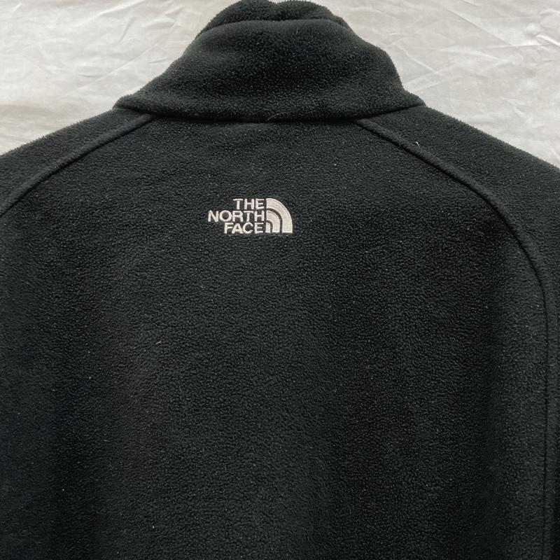 ザノースフェイス THE NORTH FACE ジャケット、上着 ジャンパー、ブルゾン センターロゴ フリース ジャケット フルジップ L 黒 / ブラック / black メンズ USED 古着 中古 50126733